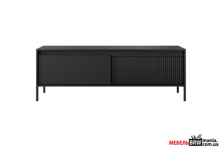 Тумба под ТВ Perfect Home Сенсо / Senso 2D/153 2-дверная Черный