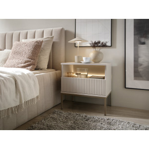 Тумба приліжкова з підсвіткою Perfect Home Сенто /...