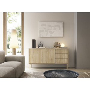 Комод Perfect Home Таво / Tavo 2D3S/153 2-дверный с 3 ящиками Дуб кремона