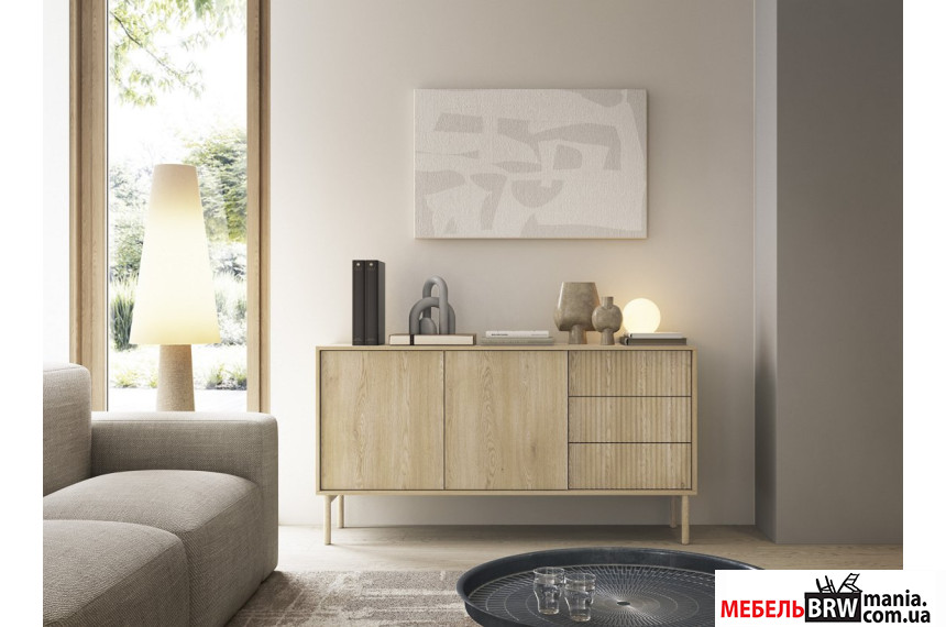 Комод Perfect Home Таво / Tavo 2D3S/153 2-дверный с 3 ящиками Дуб кремона