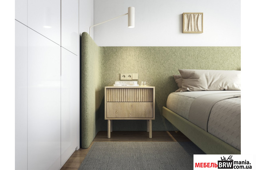 Тумба прикроватная Perfect Home Таво / Tavo 2S/53 с 2 ящиками Дуб кремона