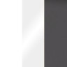 Белый/белый глянец/графит