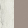 Дуб крафт белый/глиняный серый