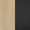 Дуб кремона/черный
