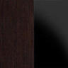 Венге/черный глянец