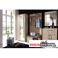 Набор мебели в прихожую Гоу / Go Гербор 5-дверный с 1 ящиком Дуб сонома