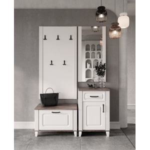 Передпокій Канді / Kandy БРВ Білий альпійський/дуб...