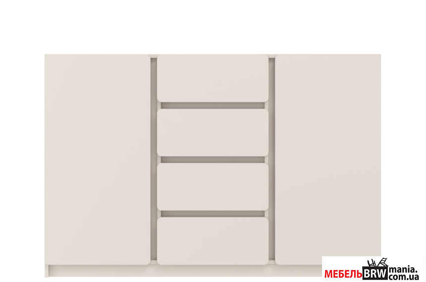 Комод Лука / Luka KOM2D4S Гербор 2-дверний з 4 шухлядами Кашемір