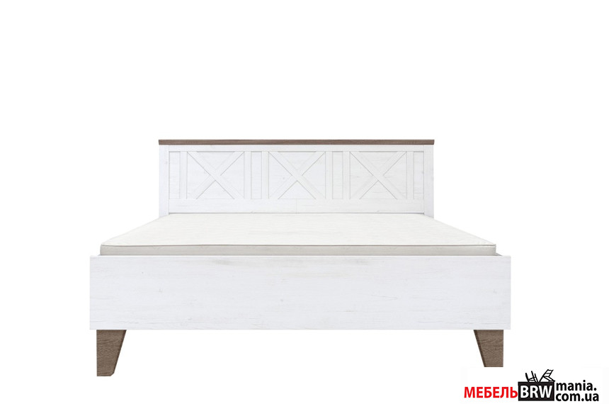 Ліжко (з ламелями) Тіна / Stockholm LOZ160 Гербор двоспальне Сосна канйон/дуб сонома трюфель