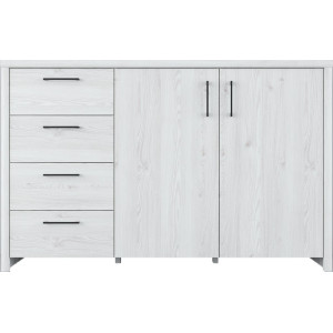 Комод Бланш / Blansh KOM2D4S БРВ 2-дверный с 4 ящиками Лиственница сибиу