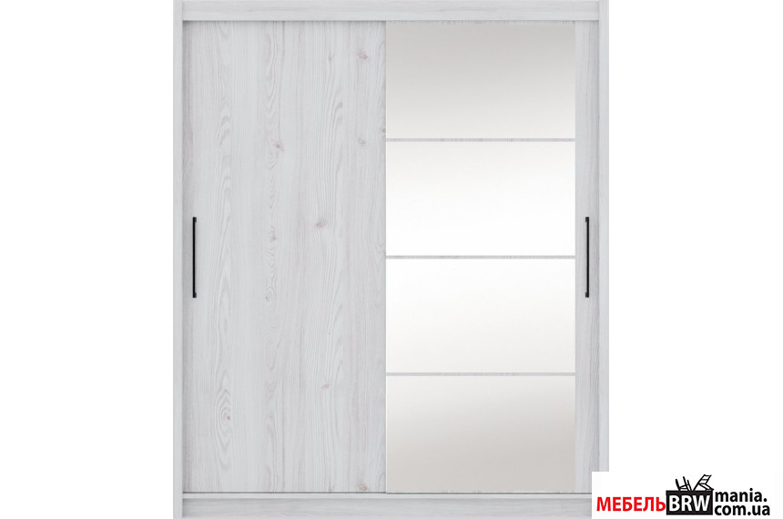 Шкаф-купе Бланш / Blansh SZF180 БРВ 2-дверный с зеркалом Лиственница сибиу