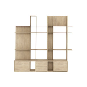 Стеллаж Дублин / Dublin 240 2D2S Гербор 2 дверный ...