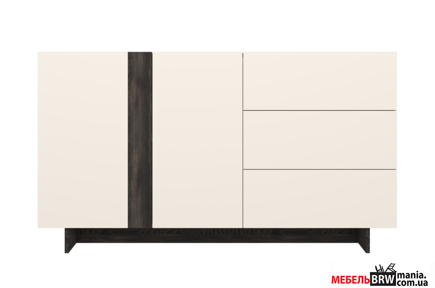 Комод Эсмара / Esmara KOM2D3S Гербор 2-дверный с 3 ящиками Кашемир/каштан арвадонна минк