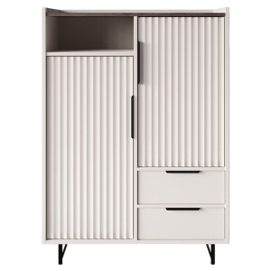 Комод Фреско / Fresko KOM2D2S БРВ 2-дверный с 2 ящиками Кашемир/каштан арвадонна минк