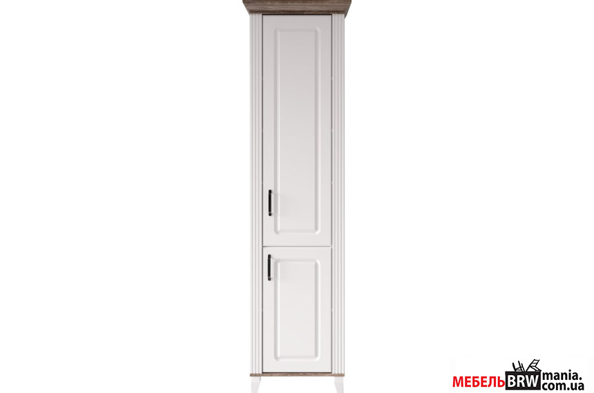 Пенал Канди / Kandy REG2D БРВ 2-дверный Белый альпийский/дуб стирлинг/белый матовый