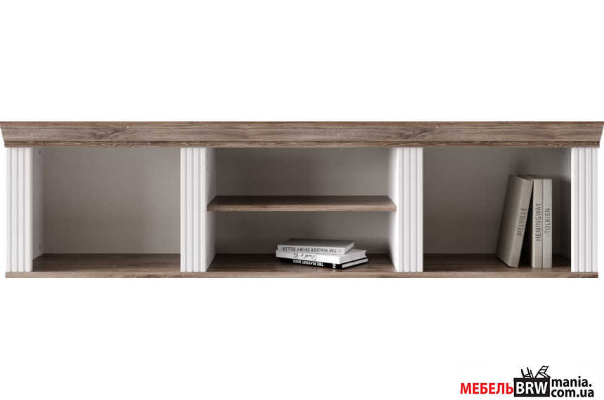 Полиця Канді / Kandy SFW БРВ Білий альпійський/дуб стірлінг/білий матовий