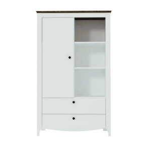 Тумба Карина / Karina KOM1D2S Гербор 1-дверная с 2 ящиками Пепельный/антрацит