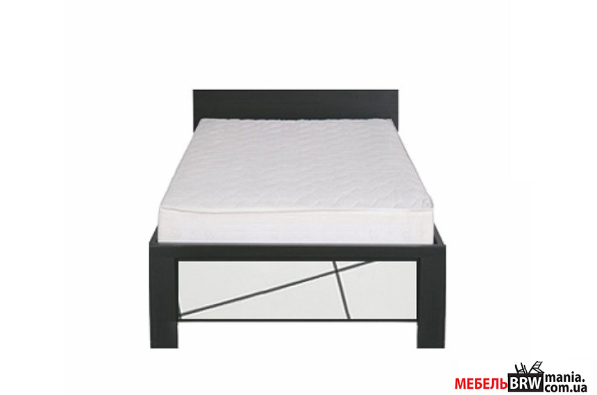 Кровать (каркас) Каспиан МДФ / Kaspian MDF LOZ90 БРВ односпальная Венге магия/белый снег