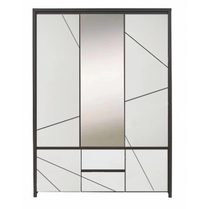 Шкаф платяной Каспиан МДФ / Kaspian MDF SZF5D2S БР...