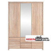 Шкаф платяной Каспиан / Kaspian SZF5D2S БРВ 5-дверный с зеркалом Дуб сонома Шкаф платяной Каспиан / Kaspian SZF5D2S БРВ 5-дверный с зеркалом Дуб сонома