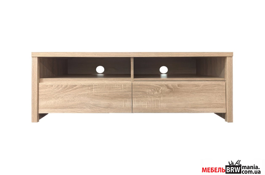 Тумба под ТВ Каспиан / Kaspian RTV2S/160/40 БРВ с 2 ящиками Дуб сонома
