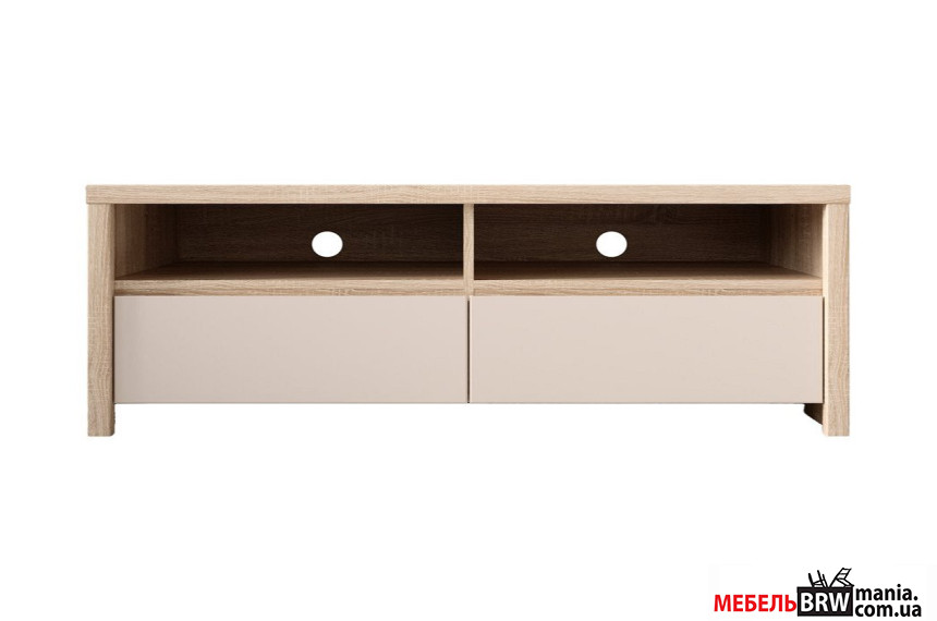 Тумба под ТВ Каспиан / Kaspian RTV2S/160/40 БРВ с 2 ящиками Дуб сонома/кашемир