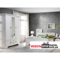 Набор мебели в спальню Кентуки / Idento БРВ Белый альпийский