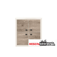 Тумба Коен 2 / Koen 2 KOM4D БРВ 4-дверна Сосна арізонська/дуб корабельний