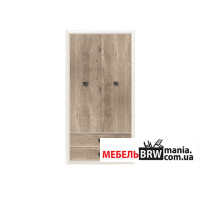 Шафа для одягу Коен 2 / Koen 2 SZF2D2S БРВ 2-дверна Сосна арізонська/дуб корабельний