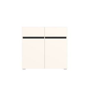 Комод Лондон / London KOM2D2S Гербор 2-дверный с 2 ящиками Кашемир/антрацит