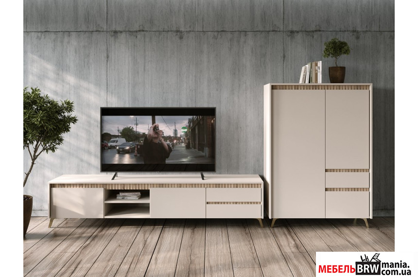 Система Лаундж / Lounge Кашемир/дуб сонома Мебель БРВ