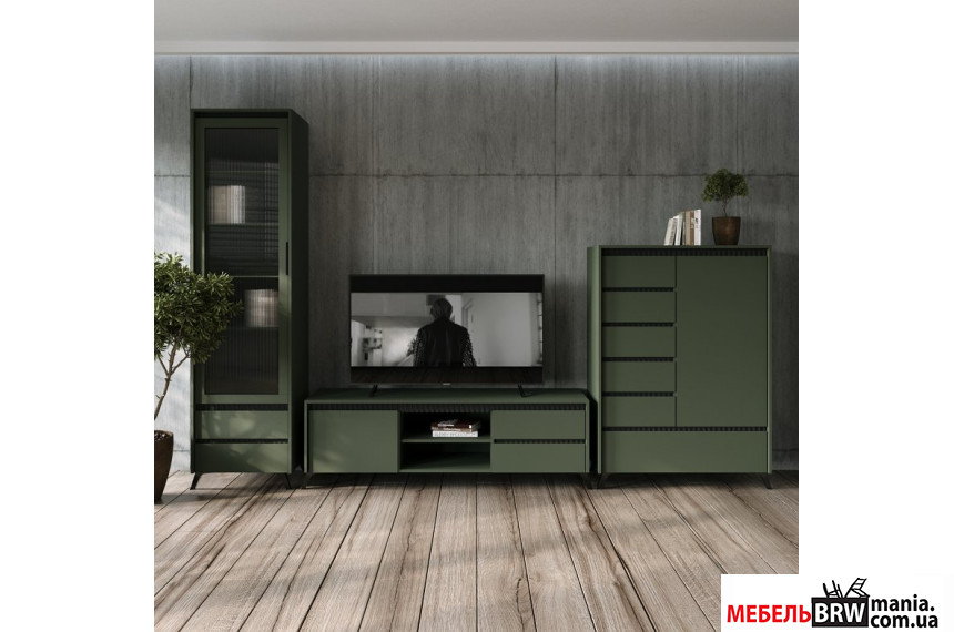 Система Лаундж / Lounge Зеленый дымчатый/черный Мебель БРВ