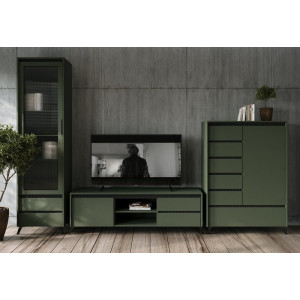 Стенка в гостиную Лаундж / Lounge БРВ 4-дверная с ...