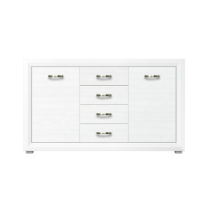 Комод Маркус / Marcus KOM2D4S БРВ 2-дверный с 4 ящиками Джанни/дуб каменный