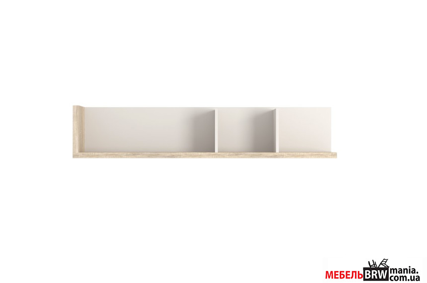 Полиця Норд / Nord POL150 Гербор Кашемір/дуб сонома