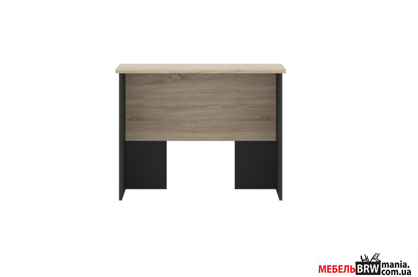 Стол офисный компьютерный, письменный Офис Нью / Office New BIU100 Гербор Антрацит/дуб сонома