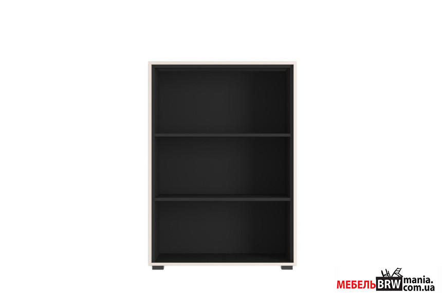 Стеллаж офисный Прайм / Prime REG80 Гербор открытый Кашемир/черный