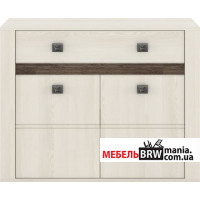 Комод Селена / Selena KOM2D1S Гербор 2-дверный с 1 ящиком Ясень снежный