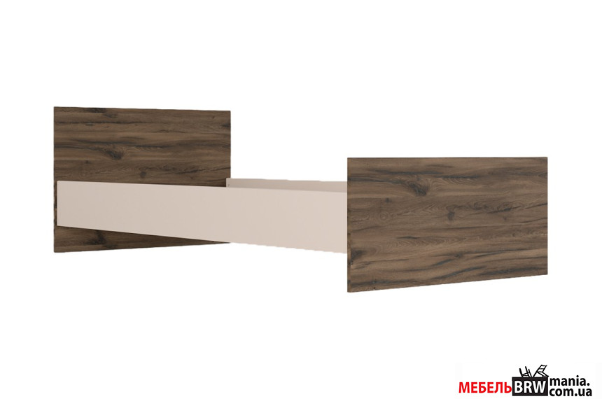 Кровать (каркас) Симпл / Simple LOZ90 БРВ односпальная Макадамия/дуб ливорно