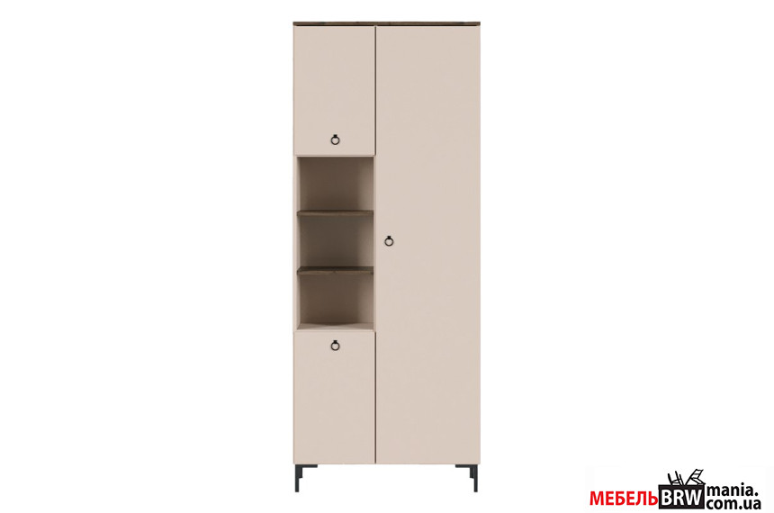 Шкаф комбинированный Симпл / Simple REG3D БРВ 3-дверный Макадамия/дуб ливорно