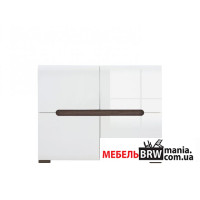 Тумба Ацтека (Амелия) / Azteca Trio REG4D/8/11 БРВ 4-дверная Белый/белый глянец