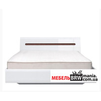 Кровать (с подъемным механизмом) Ацтека (Амелия) / Azteca Trio LOZ160 БРВ двухспальная Белый/белый глянец