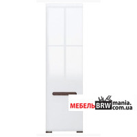 Шафа для одягу Ацтека (Амелія) / Azteca Trio SZF1D/21/6 N БРВ 1-дверна Білий/білий глянець Шафа для одягу Ацтека (Амелія) / Azteca Trio SZF1D/21/6 N БРВ 1-дверна Білий/білий глянець