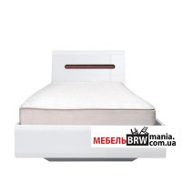 Ліжко (каркас) Ацтека (Амелія) / Azteca Trio LOZ90 БРВ односпальне Білий/білий глянець Ліжко (каркас) Ацтека (Амелія) / Azteca Trio LOZ90 БРВ односпальне Білий/білий глянець