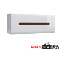 Шкаф навесной Ацтека (Амелия) / Azteca Trio SFW1K/4/15 БРВ 1-дверный Белый/белый глянец