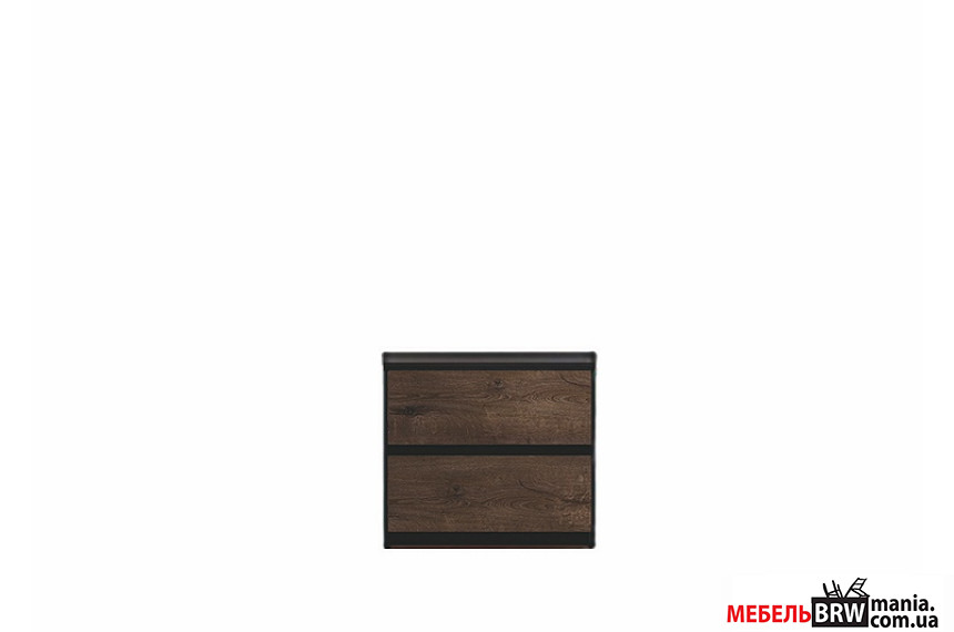 Тумба прикроватная Джули / July KOM2S БРВ с 2 ящиками Венге магия/дуб конкордия