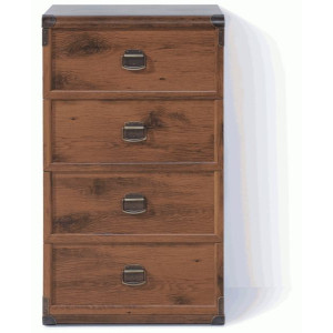 Комод Индиана (Монтана) / Indiana JKOM4S/50 N БРВ с 4 ящиками Дуб шутер