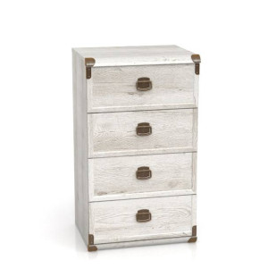 Комод Индиана (Монтана) / Indiana JKOM4S/50 БРВ с 4 ящиками Сосна аризонская