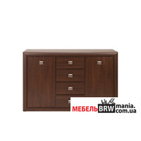 Комод Коен / Koen KOM2D4S Гербор 2-дверный с 4 ящиками Венге магия