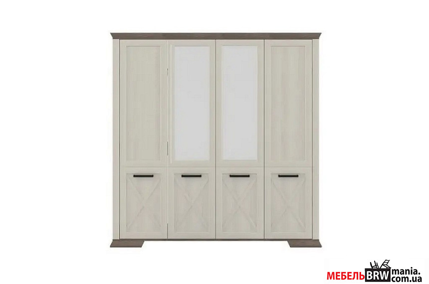 Шкаф платяной Марсель / Marsel SZF4D Гербор 4-дверный с зеркалом